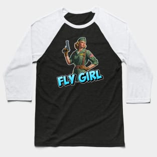 Fly Girl Baseball T-Shirt